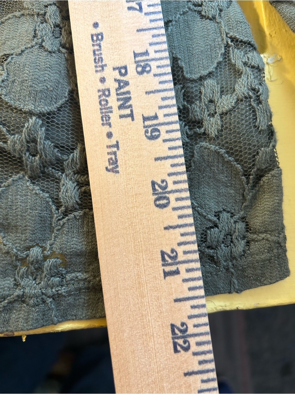 Hollister Forest Green Floral Lace Keyhole Blouse Top XS Holiday Date Night - Picture 5 of 6